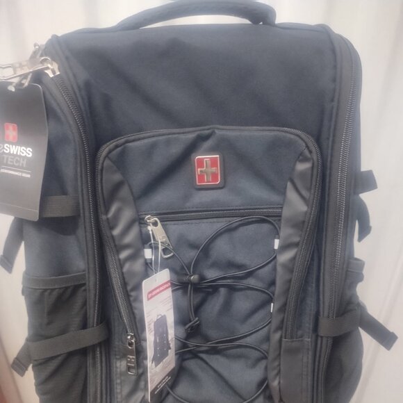 Swiss Tech  Back Pack Black - Picture 1 of 12